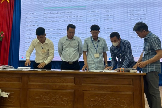 Kết quả trúng đấu giá đất ở Kim Thành cao hơn giá khởi điểm gần 19%