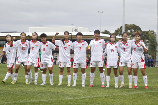 Đội tuyển U15 nữ Việt Nam giành chiến thắng đầu tiên tại giải giao hữu ở Australia
