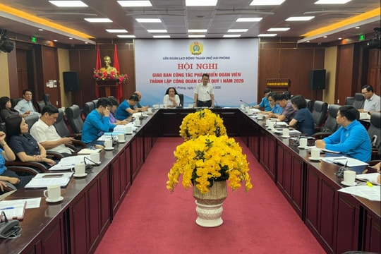 Hải Phòng phấn đấu phát triển 60.000 đoàn viên công đoàn