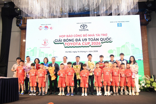 35 đội bóng tranh tài tại Giải U9 toàn quốc Toyota Cup 2026