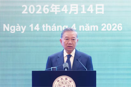 Tổng Bí thư, Chủ tịch nước Tô Lâm phát biểu tại Đại học Thanh Hoa