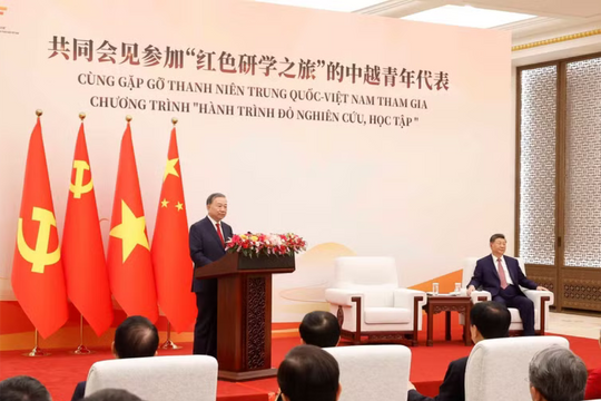 Tin tưởng thanh thiếu niên hai nước sẽ tiếp tục viết nên những trang mới của tình hữu nghị Việt Nam - Trung Quốc