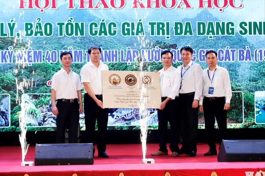 Quản lý, bảo tồn các giá trị đa dạng sinh học Vườn Quốc gia Cát Bà