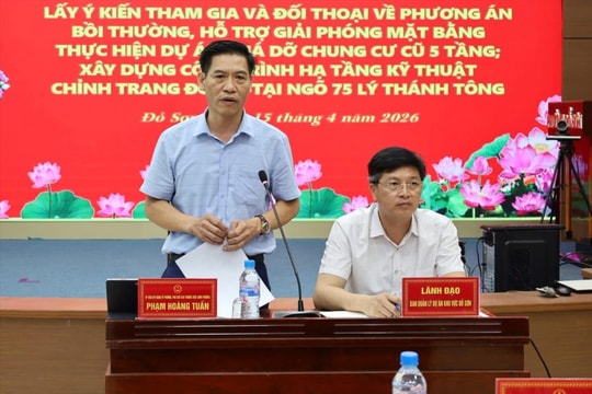 Phường Đồ Sơn lấy ý kiến người dân về dự án chỉnh trang đô thị