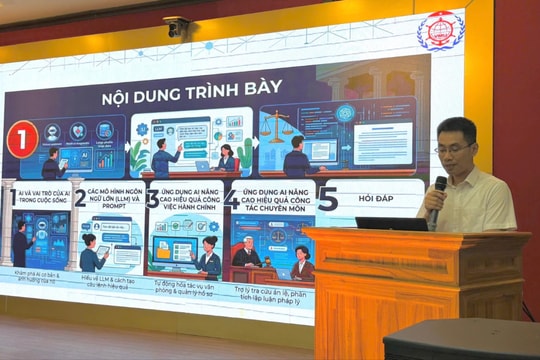 Trang bị kiến thức AI cho cán bộ ngành toà án Hải Phòng