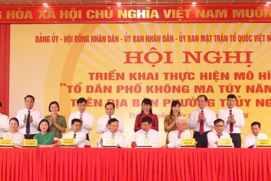 Thủy Nguyên phát động xây dựng ‘tổ dân phố không ma túy'