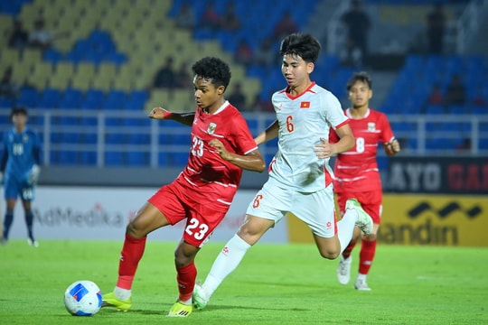 U17 Việt Nam loại chủ nhà U17 Indonesia ở giải U17 Đông Nam Á