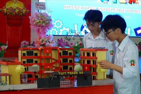 Học sinh Trường THPT Thanh Hà sáng tạo 75 mô hình STEM