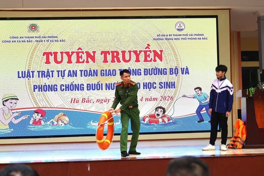 900 học sinh được tuyên truyền phòng chống đuối nước