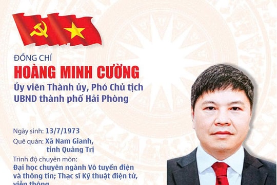 Tóm tắt quá trình công tác của Phó Chủ tịch UBND thành phố Hoàng Minh Cường
