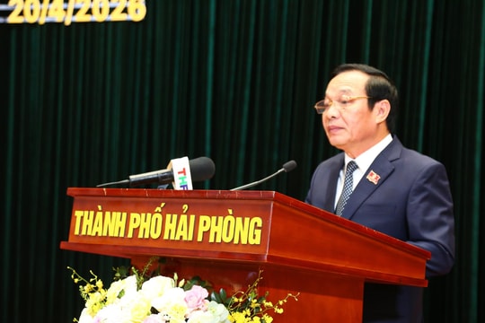 Đồng chí Lê Văn Hiệu được bầu giữ chức Chủ tịch HĐND thành phố khóa XVII