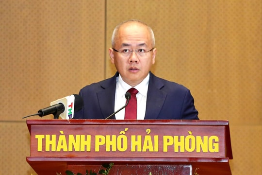 Đồng chí Đỗ Thành Trung được bầu giữ chức Chủ tịch UBND thành phố Hải Phòng