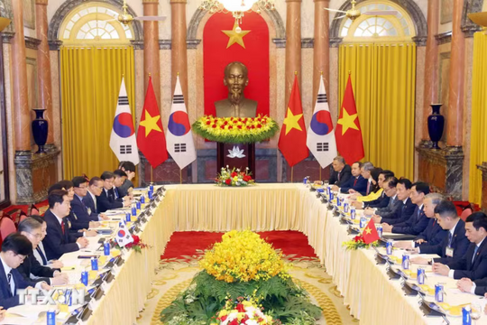 Tổng Bí thư, Chủ tịch nước Tô Lâm hội đàm với Tổng thống Hàn Quốc Lee Jae Myung