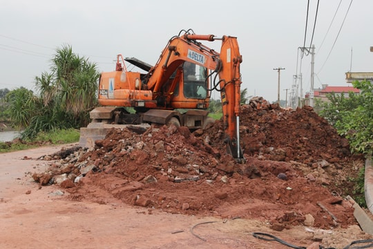 Hà Nam giải phóng mặt bằng đường Cẩm Chế - Thanh Xuân