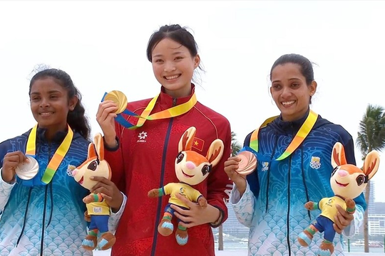 Việt Nam giành huy chương vàng đầu tiên tại Đại hội Thể thao bãi biển châu Á 2026