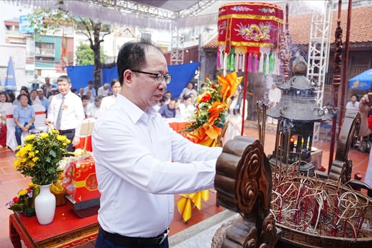 Khai hội đền - đình Sượt, tưởng niệm 554 năm ngày sinh Đại vương Vũ Hựu