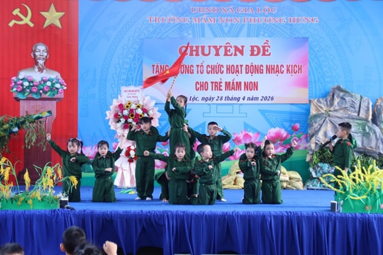 Gieo mầm tình yêu Tổ quốc cho trẻ nhỏ qua nhạc kịch