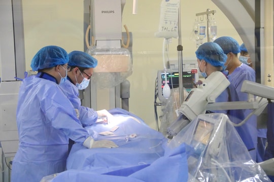 Bệnh viện Nhi Hải Phòng can thiệp tim mạch cho bệnh nhi bằng kỹ thuật hiện đại