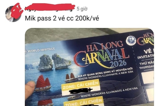 Cảnh báo tình trạng trục lợi từ bán vé Carnaval Hạ Long