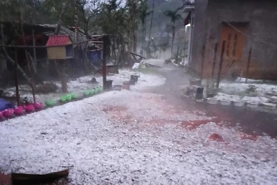 Miền Bắc sắp đón thêm đợt không khí lạnh, nguy cơ dông lốc và mưa đá