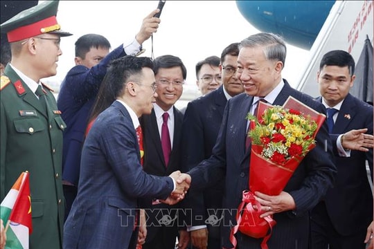 Tổng Bí thư, Chủ tịch nước Tô Lâm thăm cấp Nhà nước Cộng hòa Ấn Độ