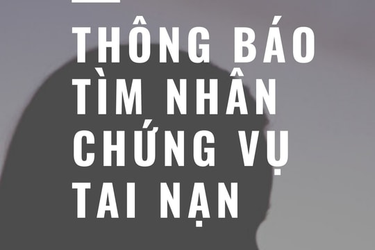 Tìm nhân chứng vụ tai nạn giao thông trên đường Tân Vũ – Lạch Huyện