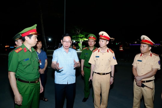 Bảo đảm tuyệt đối an toàn lễ hội, tạo ấn tượng tốt đẹp với nhân dân và du khách