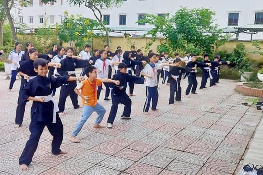 Đưa võ cổ truyền vào trường học