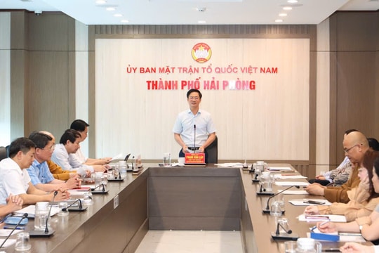 Đoàn đại biểu MTTQ Việt Nam thành phố Hải Phòng nêu cao trách nhiệm, tinh thần học hỏi