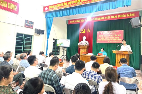 Gỡ điểm nghẽn từ những buổi sinh hoạt chuyên đề