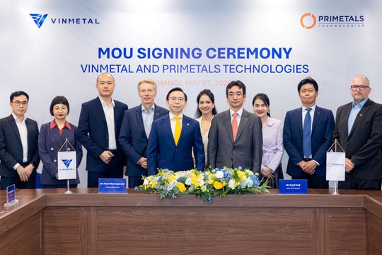 VinMetal hợp tác Primetals phát triển công nghệ sản xuất thép tiên tiến thế giới