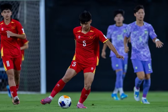 U17 Việt Nam thua đậm Hàn Quốc ở Vòng chung kết giải châu Á 2026
