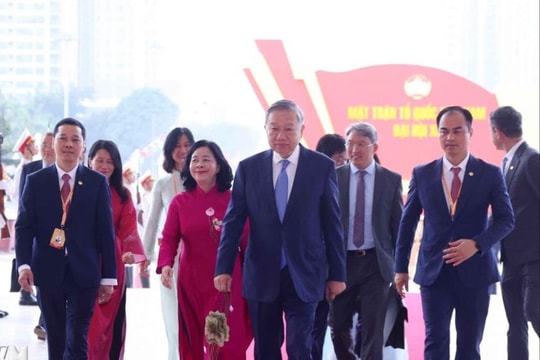 Toàn cảnh lễ khai mạc Đại hội đại biểu toàn quốc MTTQ Việt Nam lần thứ XI