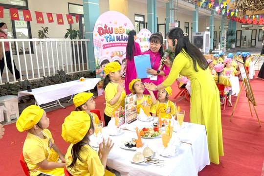 Đổi mới sân chơi trải nghiệm, khơi dậy tính tích cực ở trẻ mầm non