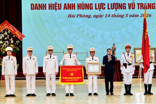 Công an Hải Phòng đón nhận danh hiệu Anh hùng Lực lượng vũ trang nhân dân