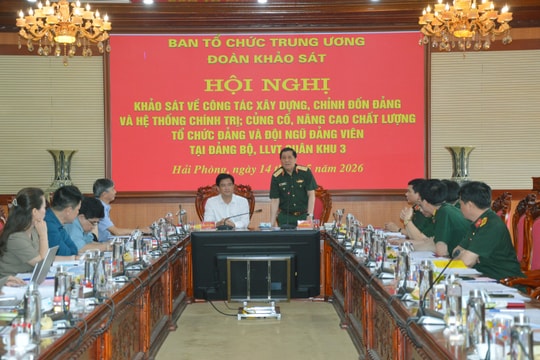 Nâng cao chất lượng công tác xây dựng Đảng tại Quân khu 3
