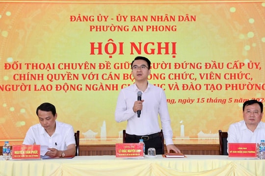 An Phong đối thoại, khơi thông nguồn lực phát triển giáo dục