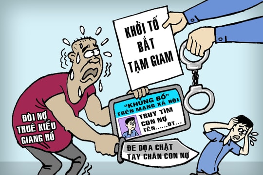 Vướng vòng lao lý vì 'khủng bố' con nợ trên mạng