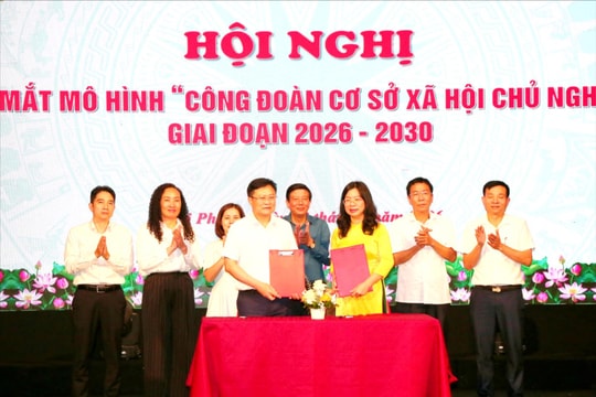 Xây dựng 'Công đoàn cơ sở xã hội chủ nghĩa' gắn với chăm lo người lao động