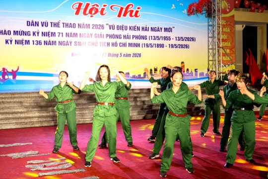 'Vũ điệu Kiến Hải ngày mới' lan tỏa phong trào dân vũ cơ sở