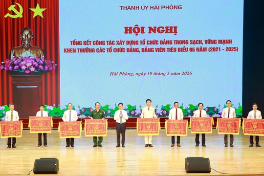 Hải Phòng biểu dương 93 tổ chức đảng, 202 đảng viên tiêu biểu
