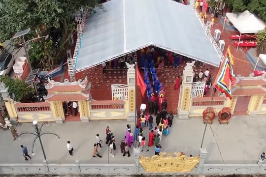 A temple that holds two annual festivals in Hai Phong