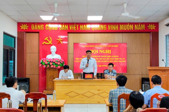 Hoàn thành giải phóng mặt bằng dự án làng nghề đúc Thủy Nguyên