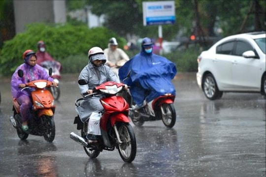 Bắc Bộ có mưa rất to, nhiều nơi có lượng mưa trên 100 mm