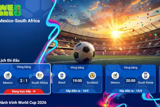 MyTV phát sóng toàn bộ FIFA World Cup 2026 tại Việt Nam