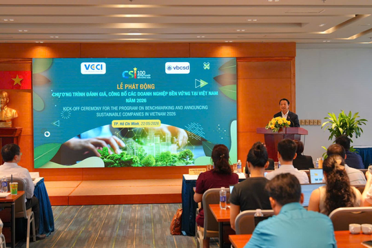 Phát động Chương trình đánh giá, công bố doanh nghiệp bền vững năm 2026