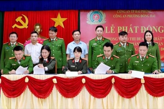 Phát động phong trào thi đua 'Ba nhất' trong lực lượng Công an thành phố