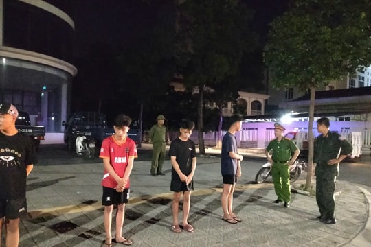 Xử lý 36 thanh thiếu niên livestream, cổ vũ đua xe trên đường Nguyễn Lương Bằng