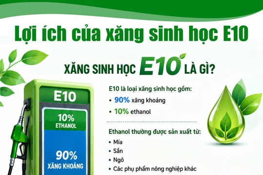 Lợi ích của xăng sinh học E10
