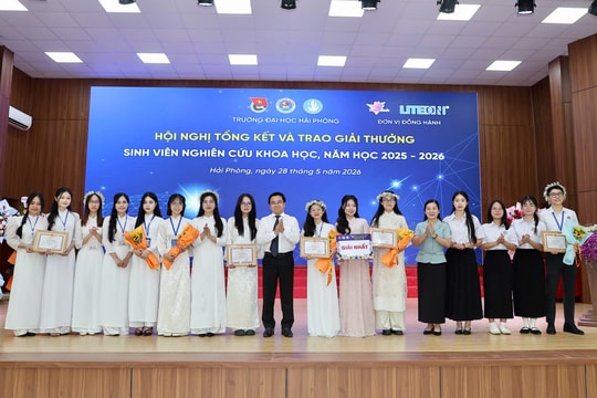 296 đề tài nghiên cứu khoa học của sinh viên Trường Đại học Hải Phòng